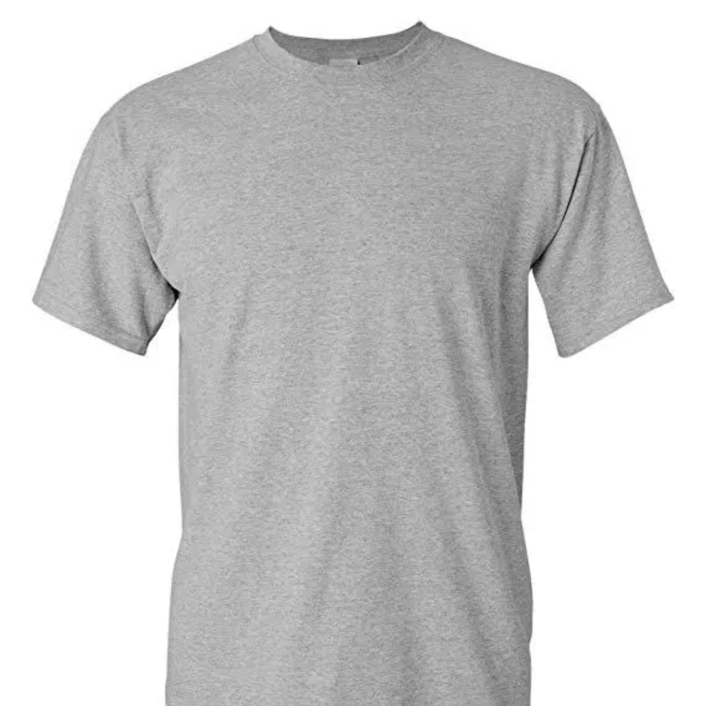 Gemrock Men's Solid Color T-Shirt - Heather Gray